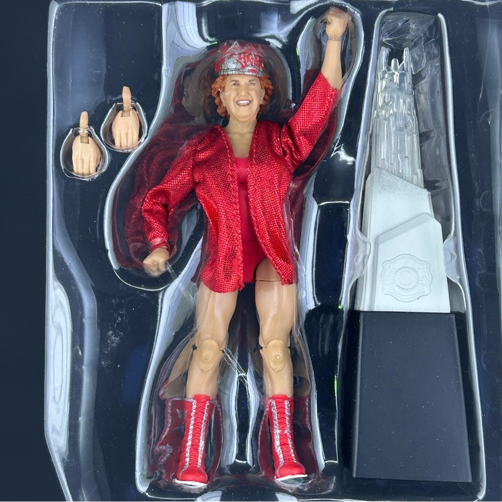 Mattel WWE Elite 81 Mae Young Wrestling Action Figure 2021 WWF Classic Trophy